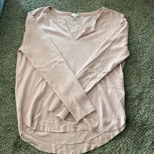 Lucky Brand light weight fleece long sleeve top
